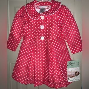 Beautiful coat with matching dress for any occasion.